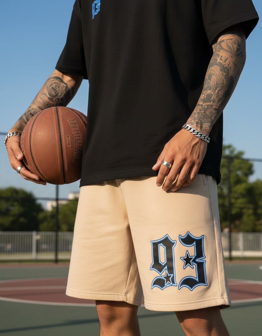 Kit Camiseta T-shirt + Bermuda  Moletom King 93