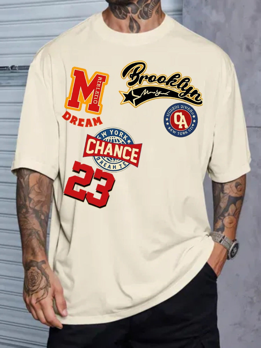 Camisa Camiseta Oversized Streetwear Estampada Brooklyn