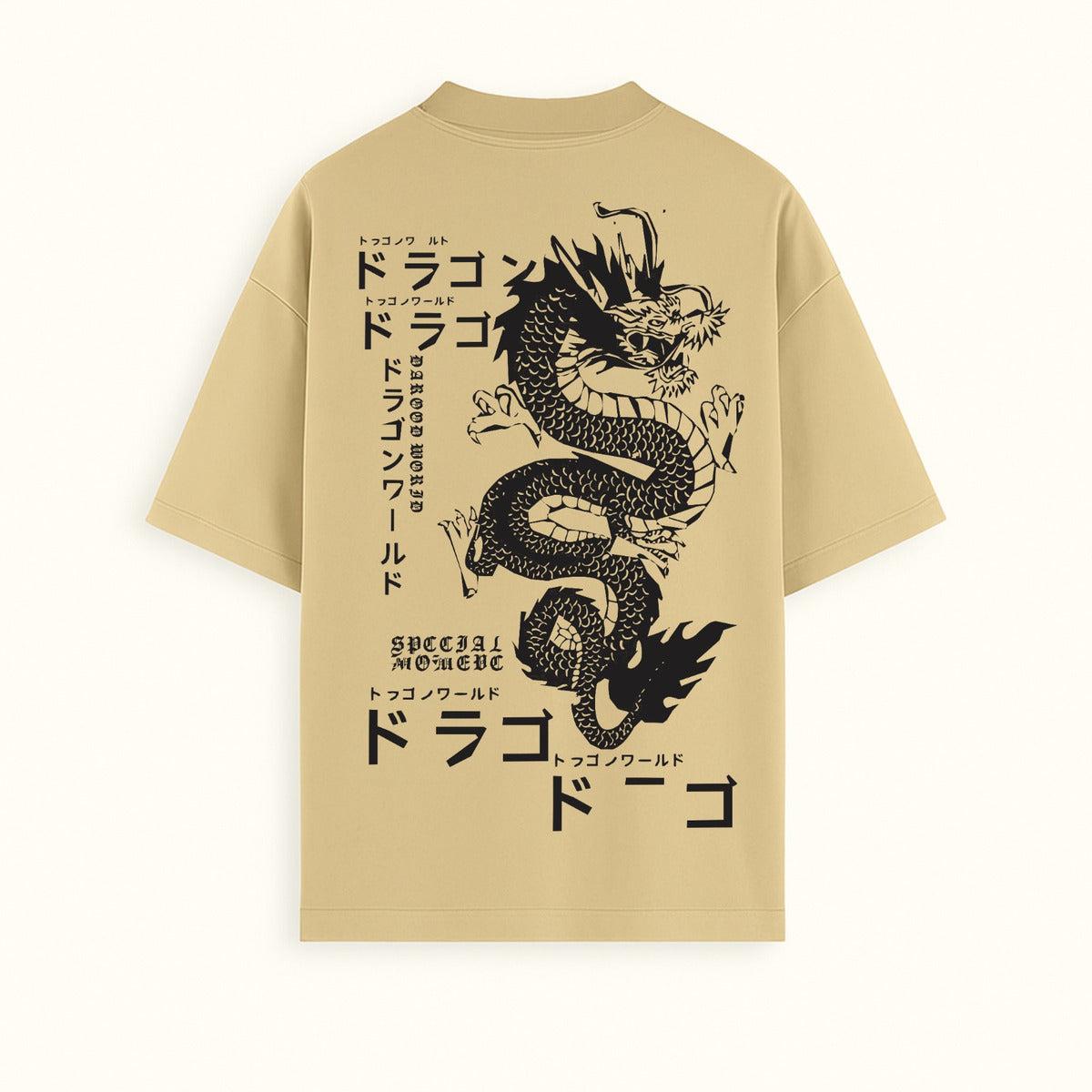 Camisa Camiseta Oversized Streetwear Estampada Dragão