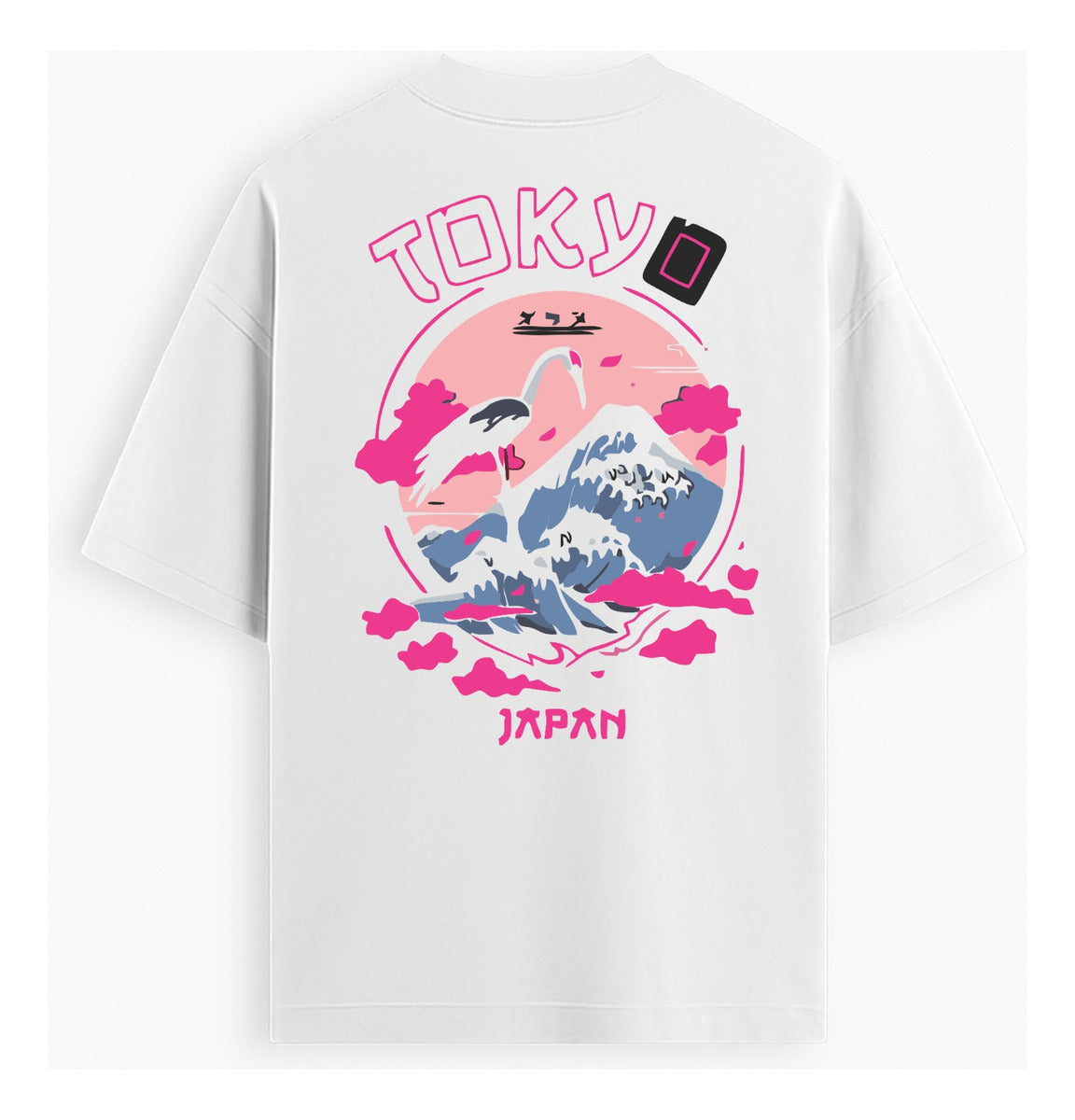 Camisa Camiseta Oversized Streetwear Estampada Tokyo