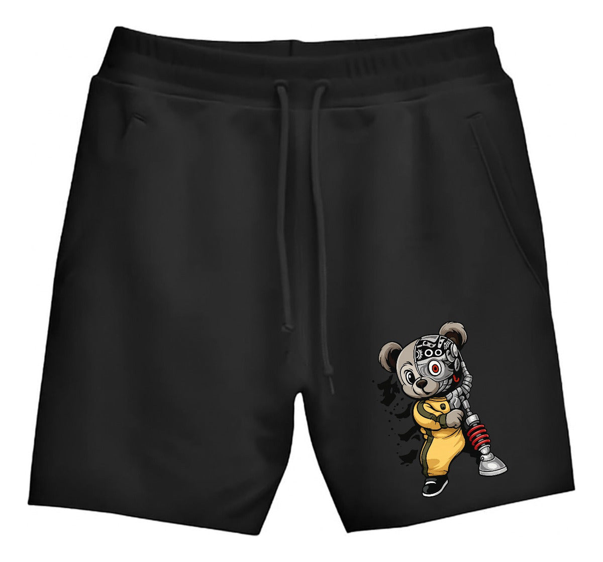 Bermuda Luken Moletom Fio A Fio 41 Urso Robo