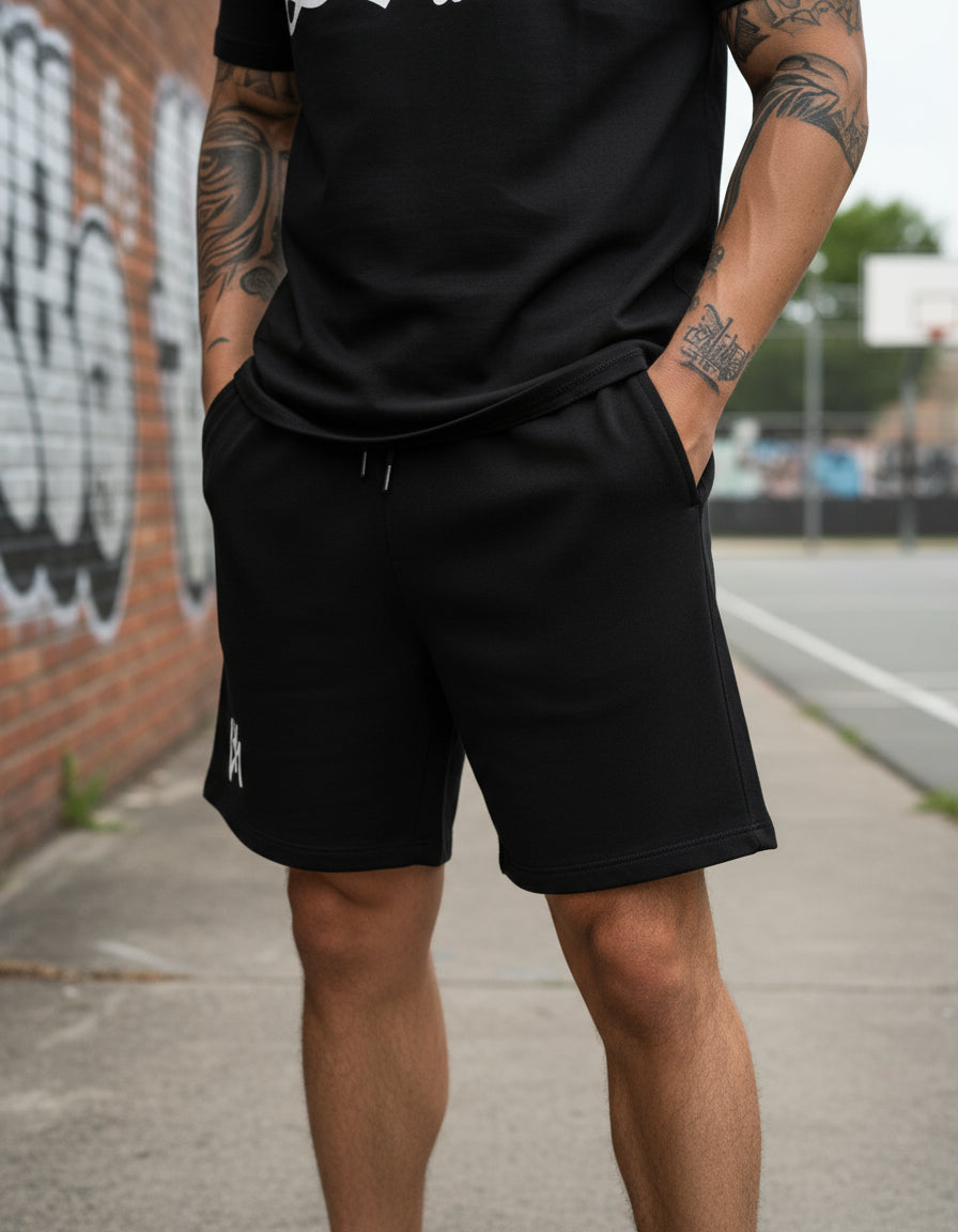 Kit Camiseta T-shirt + Bermuda  Moletom Brooklyn