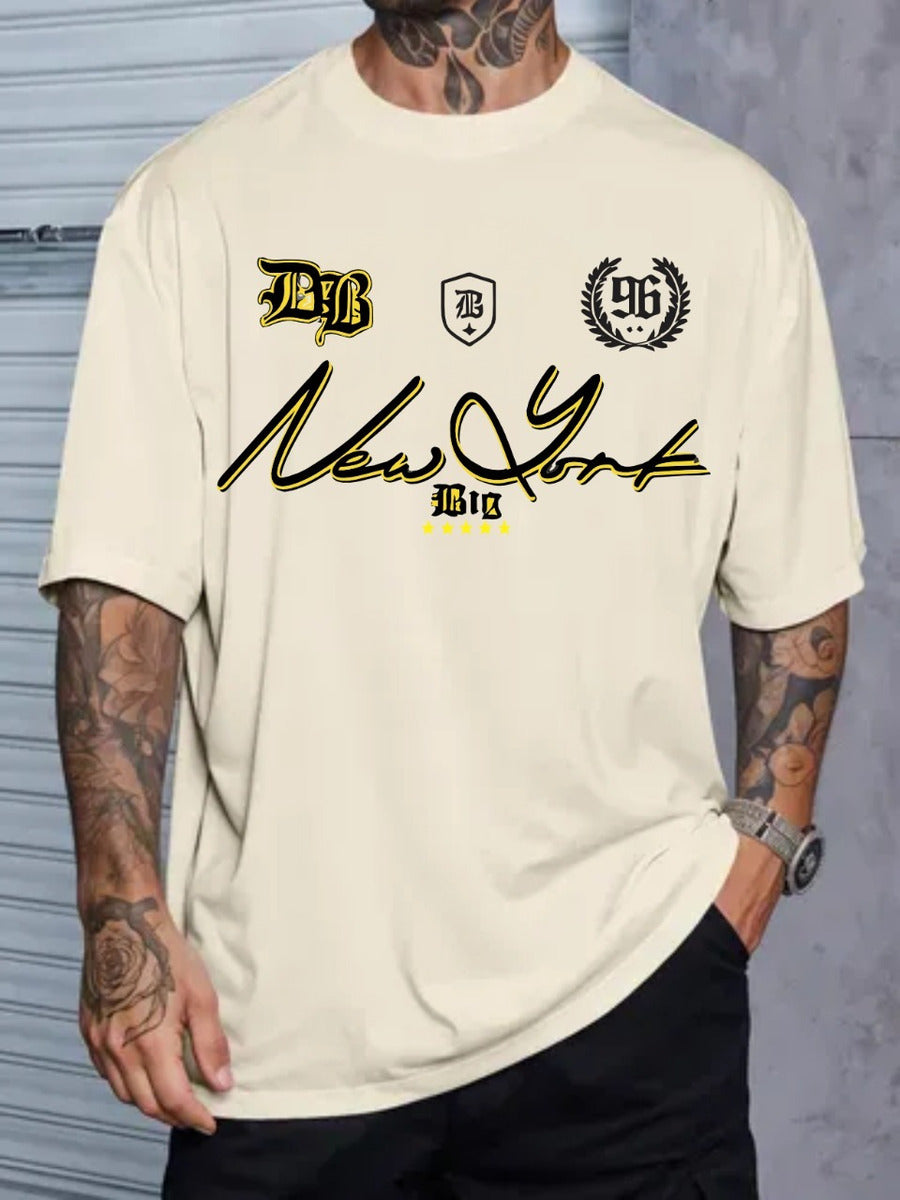 Camisa Camiseta Oversized Streetwear Estampada New York 96