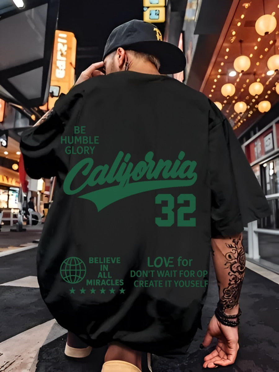 Camisa Camiseta Oversized Streetwear Estampada California 32