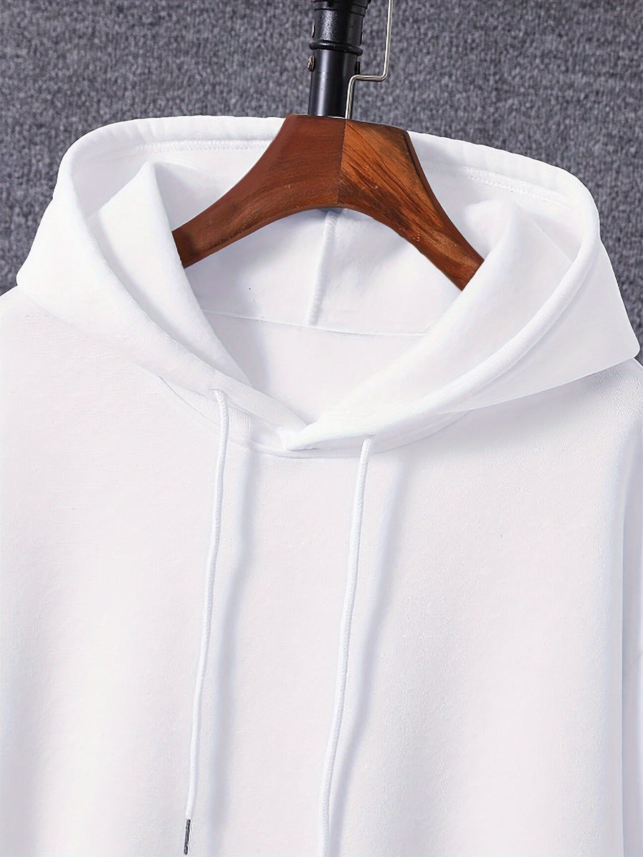 1pc Moletom Masculino Casual De Poliéster Com Leve