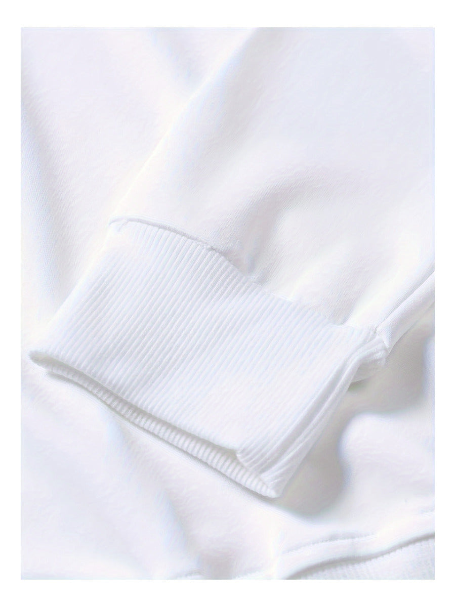 1pc Moletom Masculino Casual De Poliéster Com Leve