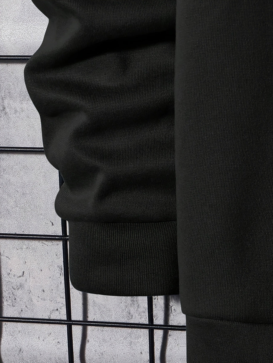 1pc Moletom Masculino Casual De Poliéster Com Leve