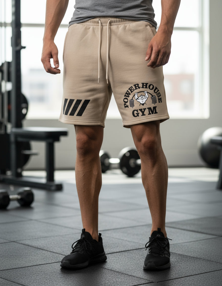 Bermuda Luken Moletom Fio A Fio 41 Gym Power House