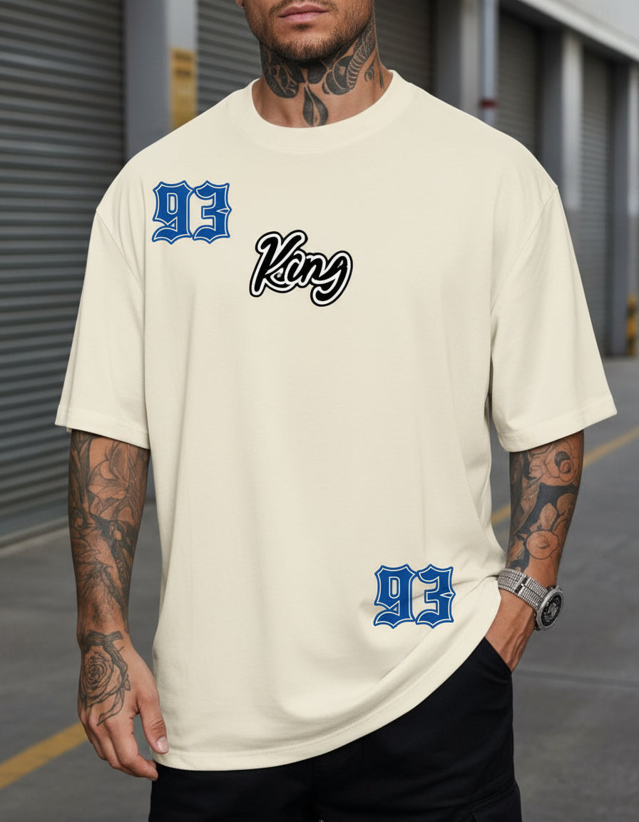 Camisa Camiseta Oversized Streetwear Estampada King 93