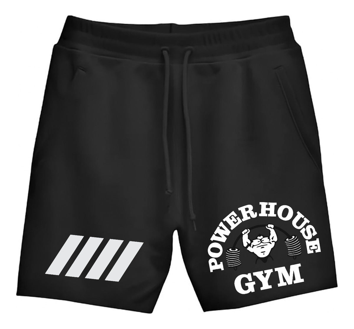 Bermuda Luken Moletom Fio A Fio 41 Gym Power House