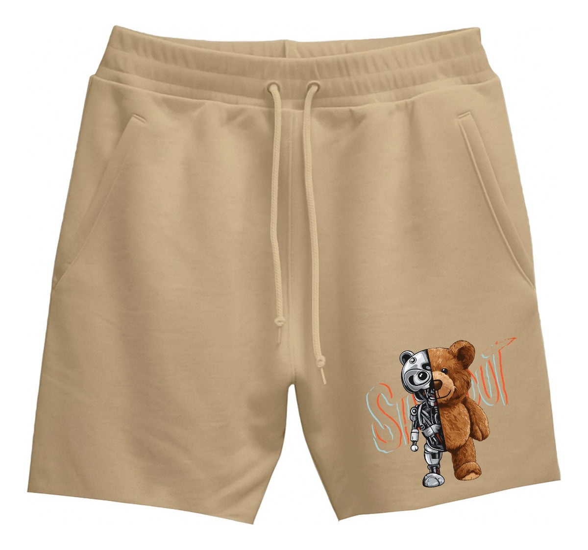 Bermuda Luken Moletom Fio A Fio 41 Urso Rob