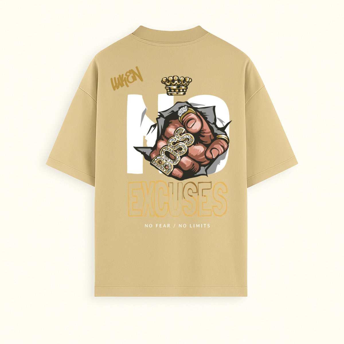 Camisa Camiseta Oversized Streetwear Estampada King Bos