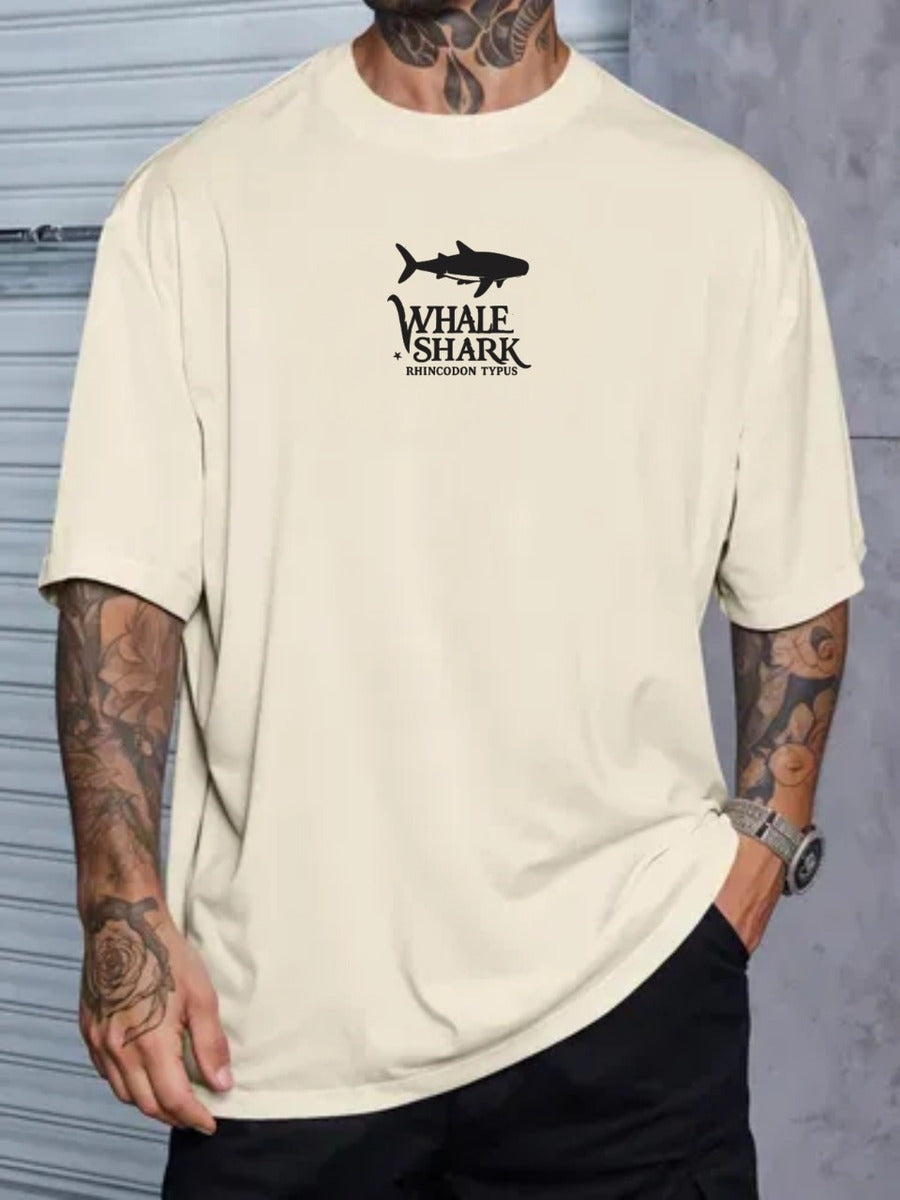 Camisa Camiseta Oversized Streetwear Estampada Whale Shark