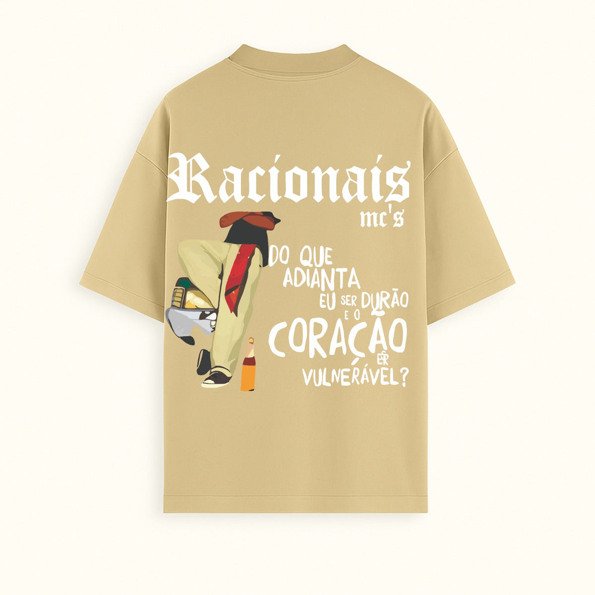 Camisa Camiseta Oversized Streetwear Estampada Ra Mc's