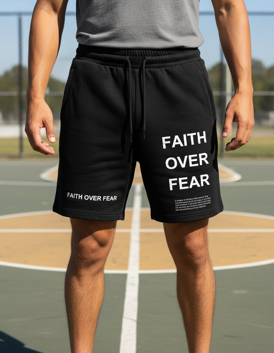 Bermuda Luken Moletom Fio A Fio 41 Faith Over