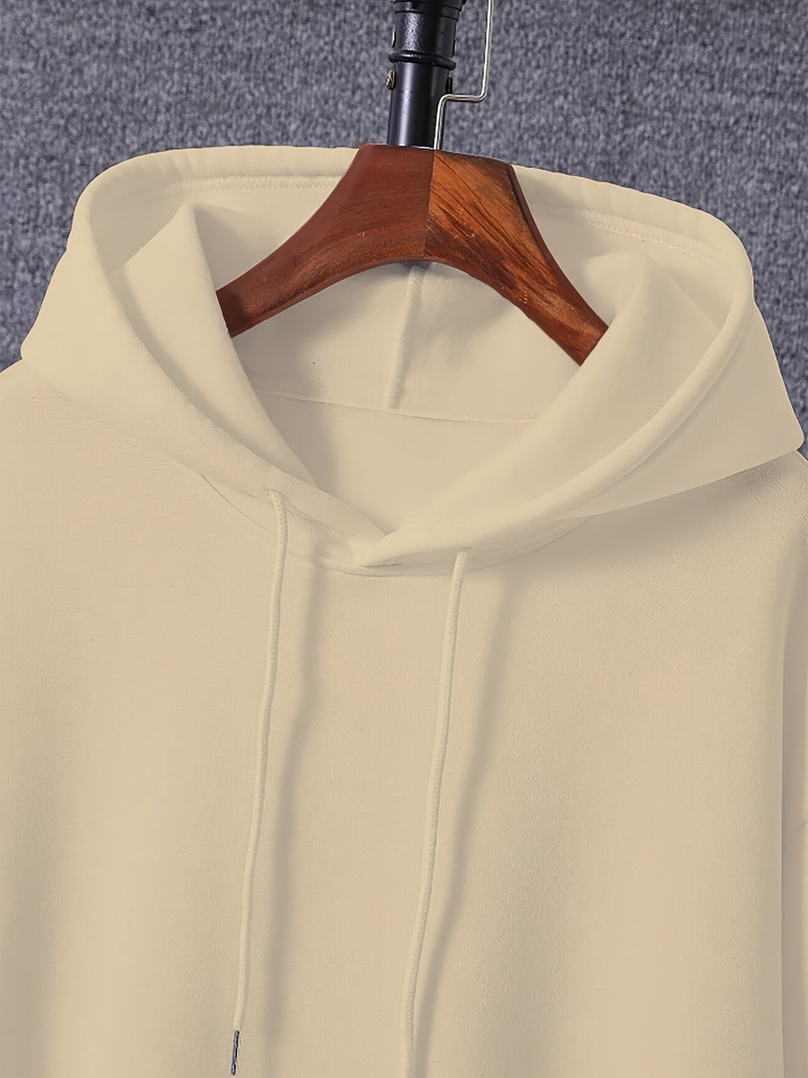 1pc Moletom Masculino Casual De Poliéster Com Leve