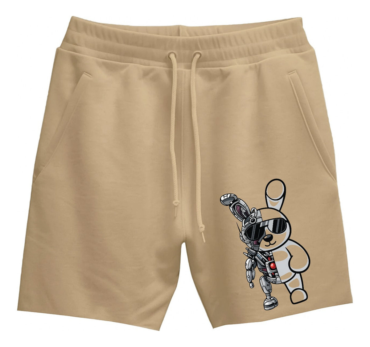 Bermuda Luken Moletom Fio A Fio 41 Coelho Robo