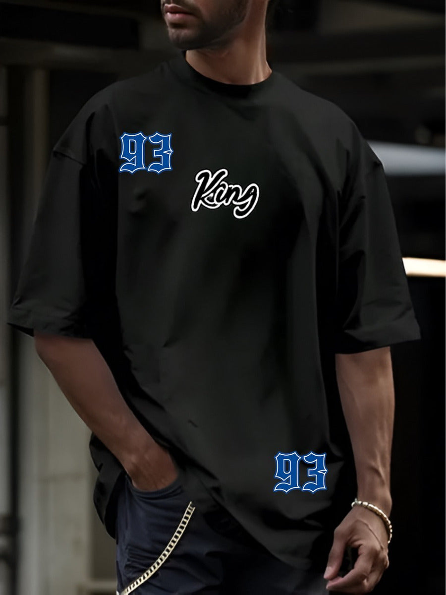 Camisa Camiseta Oversized Streetwear Estampada King 93