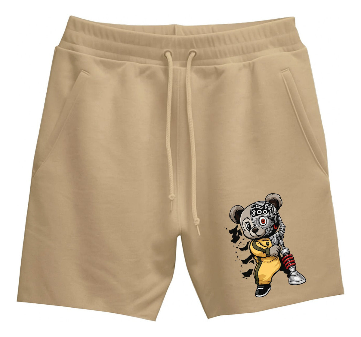 Bermuda Luken Moletom Fio A Fio 41 Urso Robo