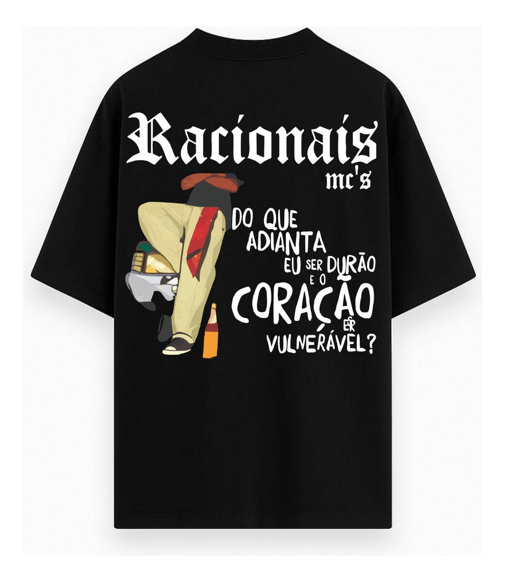 Camisa Camiseta Oversized Streetwear Estampada Ra Mc's