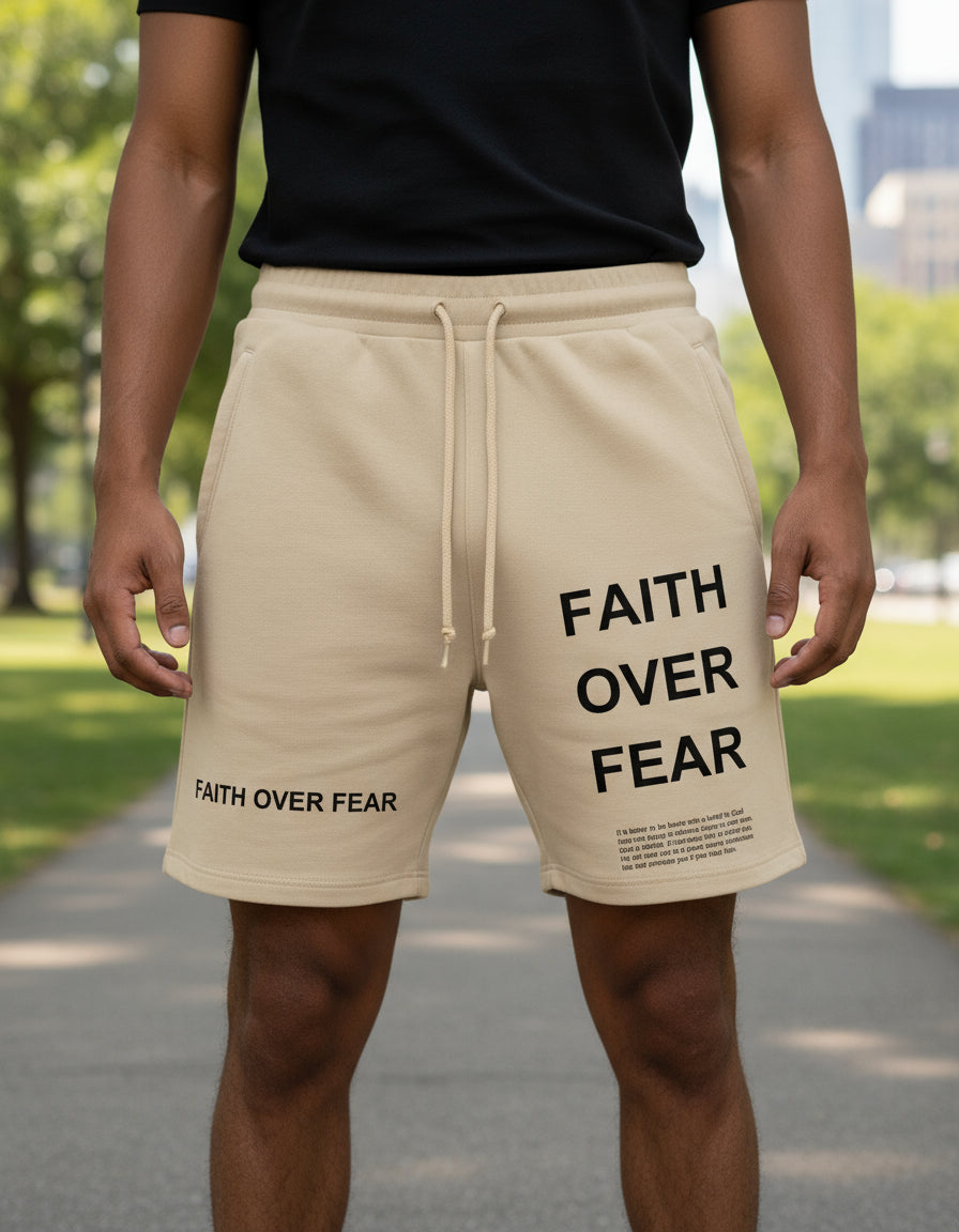 Bermuda Luken Moletom Fio A Fio 41 Faith Over