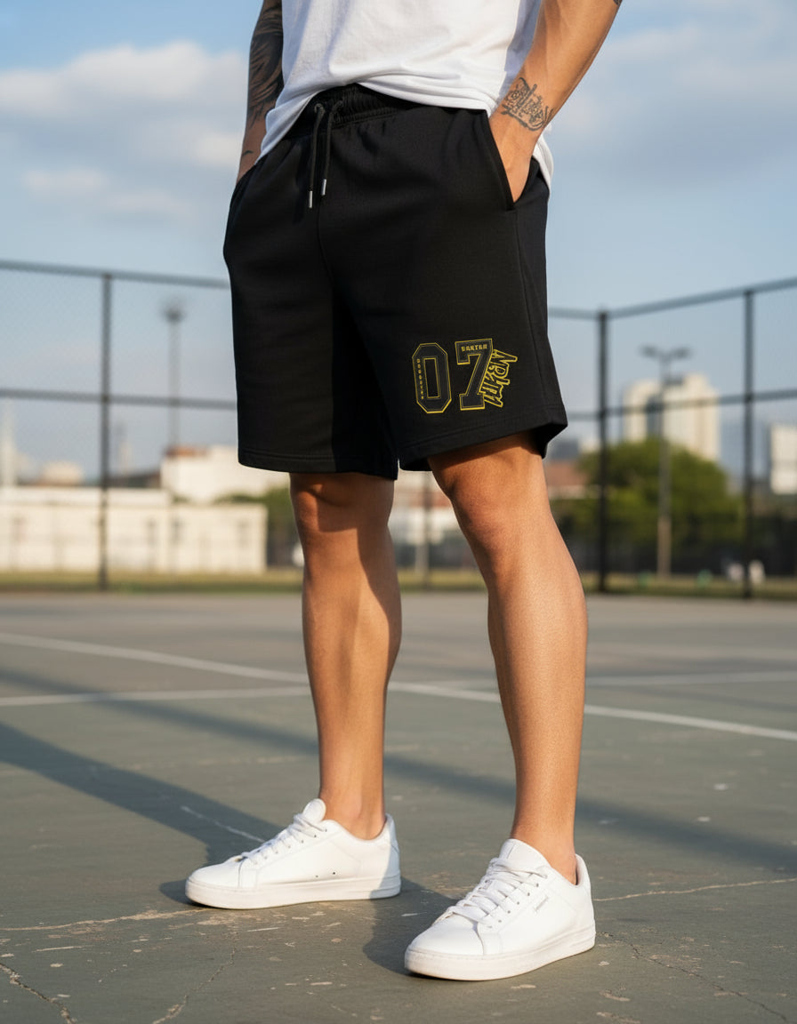 Kit Camiseta T-shirt + Bermuda  Moletom Brooklyn 07