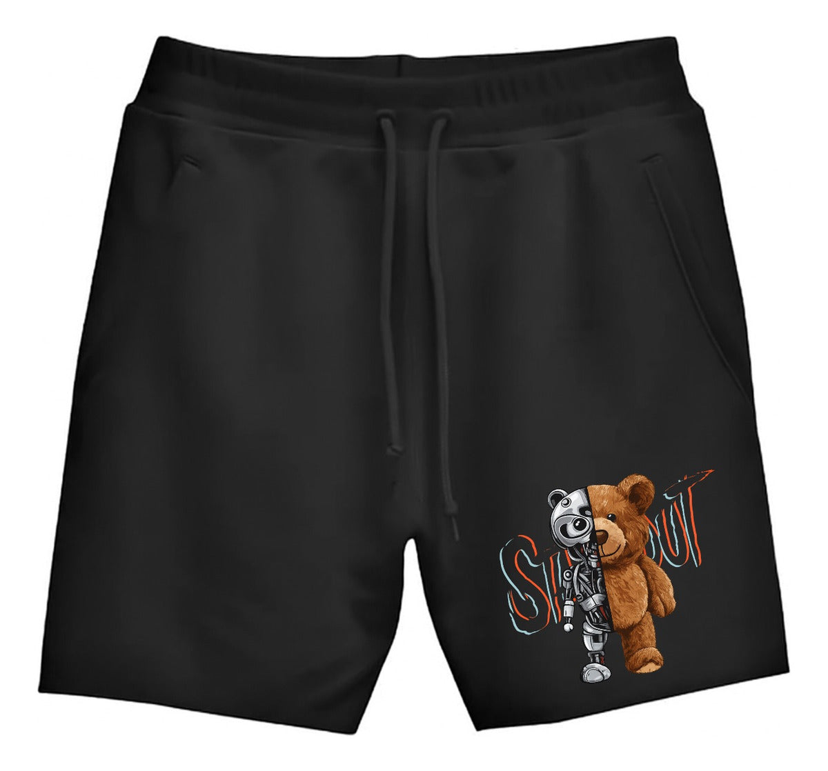 Bermuda Luken Moletom Fio A Fio 41 Urso Rob