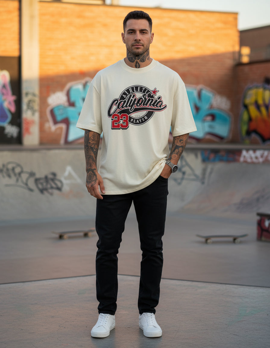 Camisa Camiseta Oversized Streetwear Estampada California 23