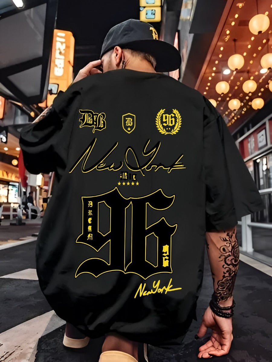Camisa Camiseta Oversized Streetwear Estampada New York 96